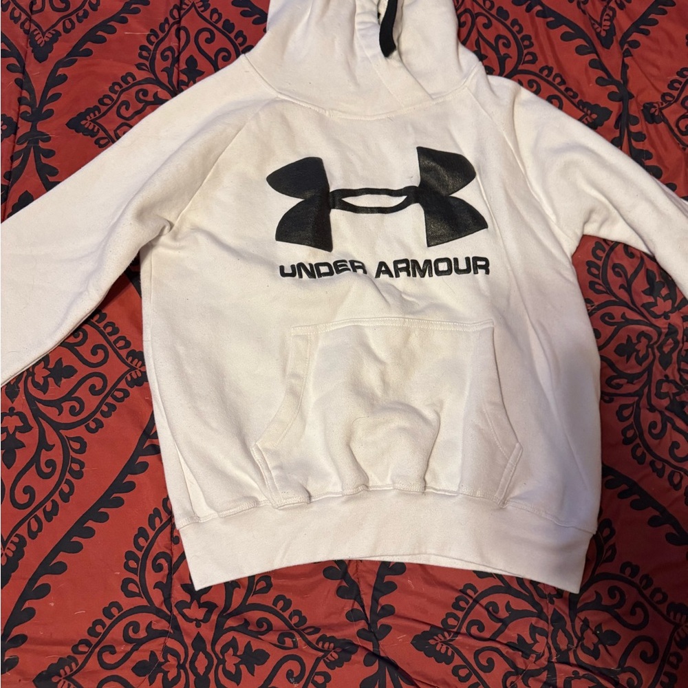 Under Armour White Fleece Jacket